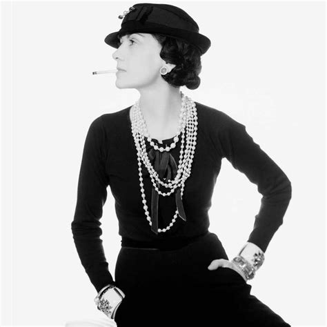 coco chanel wearing pearls|authentic Coco Chanel pearls.